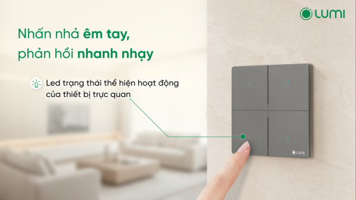 Nhấn nhả êm tay, phản hồi nhanh nhạy