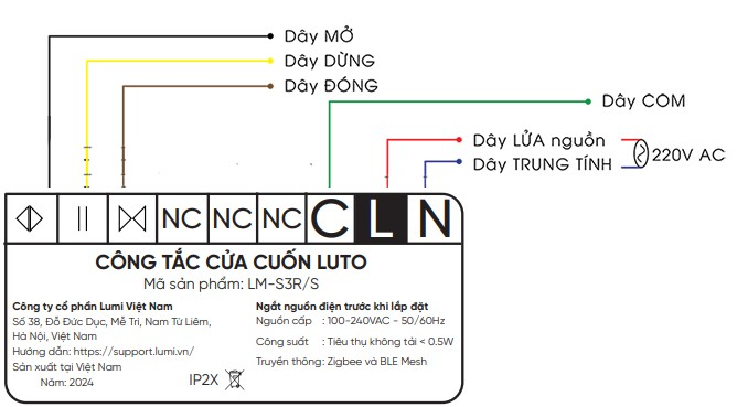 Đấu nối dây cho thiết bị