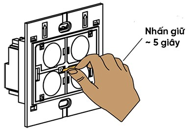 Thay đổi độ sáng LED công tắc