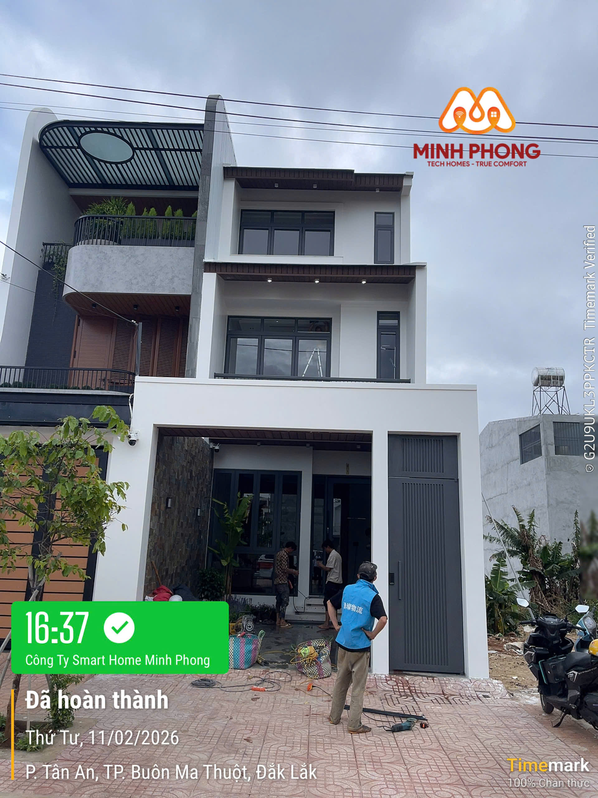 Thi công nhà phố hiện đại