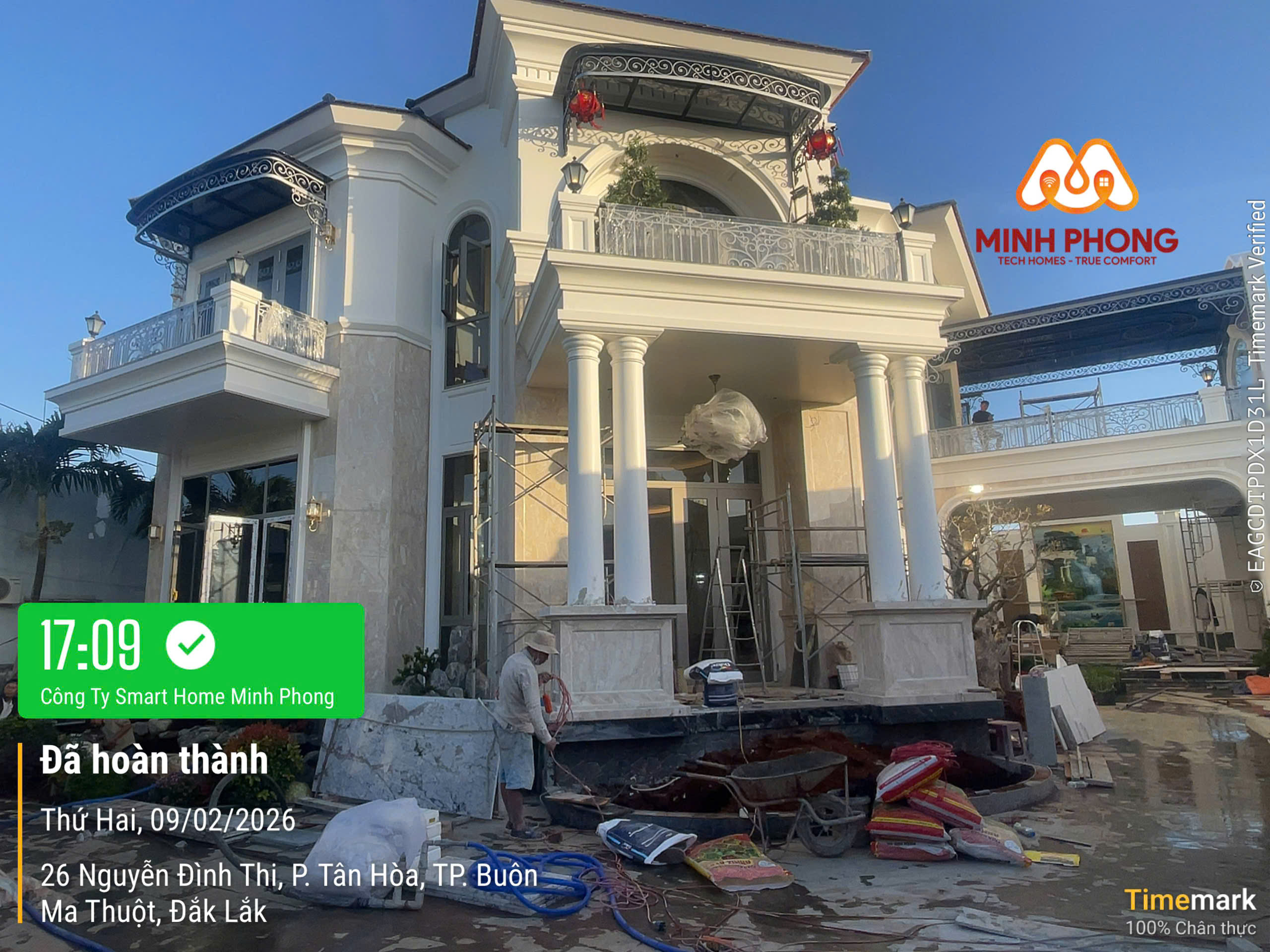 Dự án biệt thự sang trọng đang sắp hoàn thiện