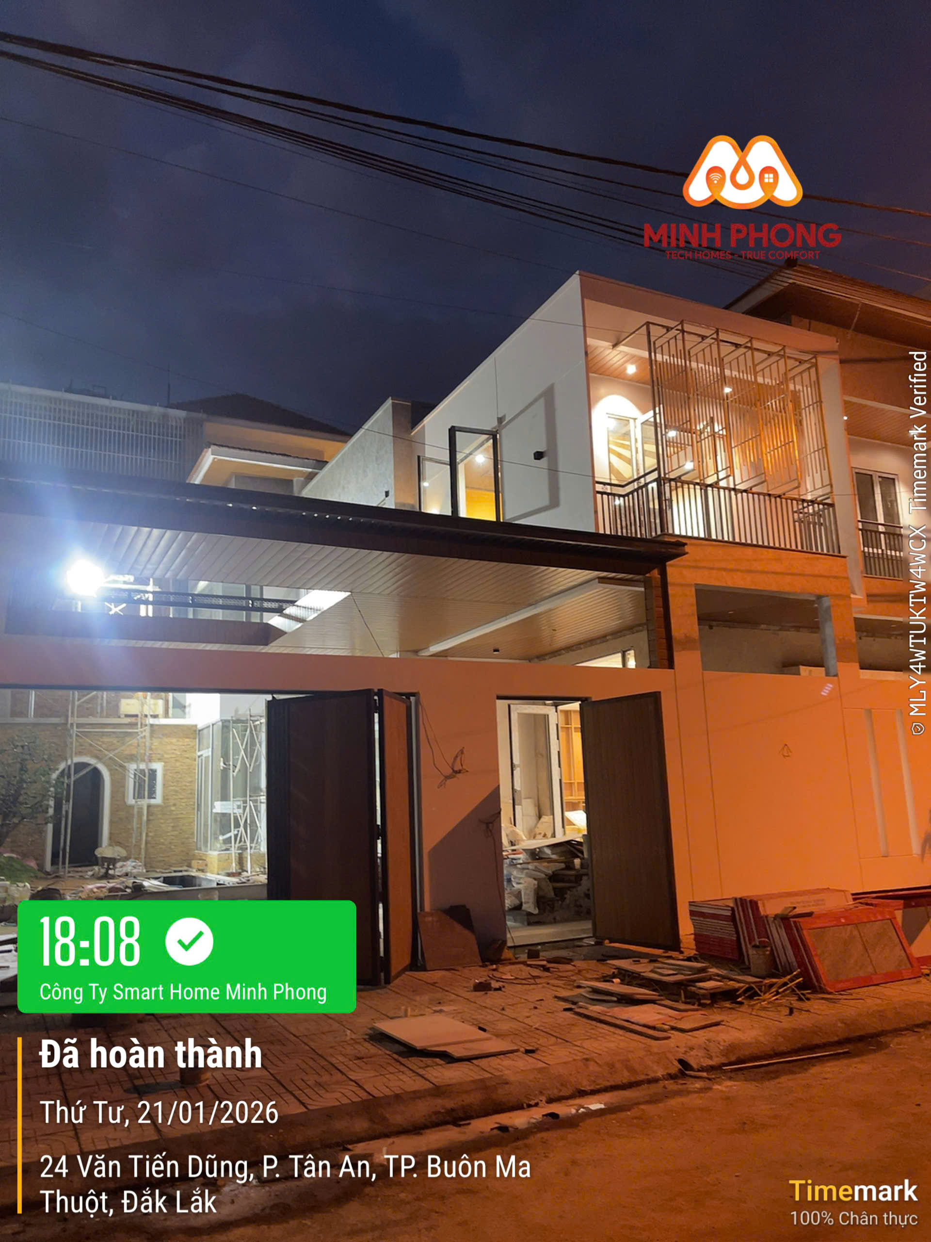 Giải pháp an toàn điện, lắp đặt hệ thống đèn trang trí cho nhà phố